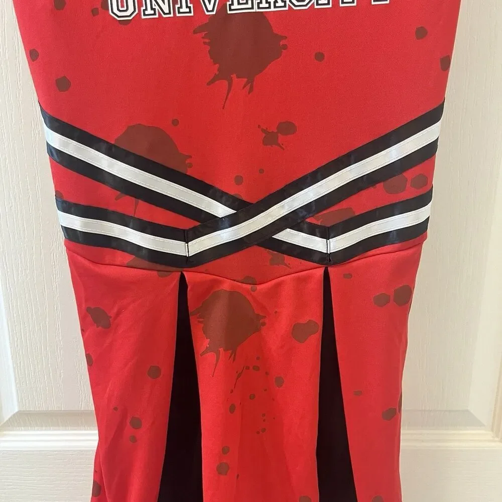 Chasing Fireflies Zombie University Cheerleader Cheer Costume Halloween Size 14
